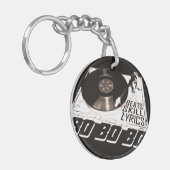 HIP HOP BEATS SKILL SONGTEKSTEN RECORDSPELER SLEUTELHANGER (Voorkant Links)