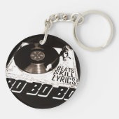 HIP HOP BEATS SKILL SONGTEKSTEN RECORDSPELER SLEUTELHANGER (Achterkant)