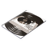 HIP HOP BEATT SKILL LYRICS OP PLATENSPELER NOTITIEBOEK (Linkerzijde)