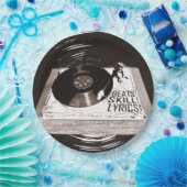 HIP HOP BEATT SKILL LYRICS OP PLATENSPELER PAPIEREN BORDJE (Feest)