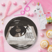 HIP HOP BEATT SKILL LYRICS OP PLATENSPELER PAPIEREN BORDJE (Feest)