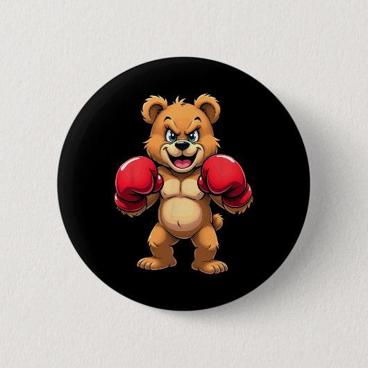 Hip Hop Beer Boksen Kickboksen Ronde Button 5,7 Cm (Voorkant)