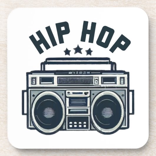 Hip hop bier onderzetter (Voorkant)