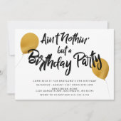 Hip Hop Birthday Party Invitation Kaart (Voorkant)