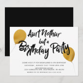 Hip Hop Birthday Party Invitation Kaart (Voorkant / Achterkant)
