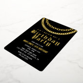 Hip Hop Birthday Uitnodiging met Real Folie (Gedraaid)