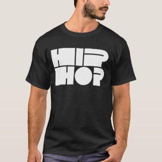 Hip Hop Blok Typografie T-shirt