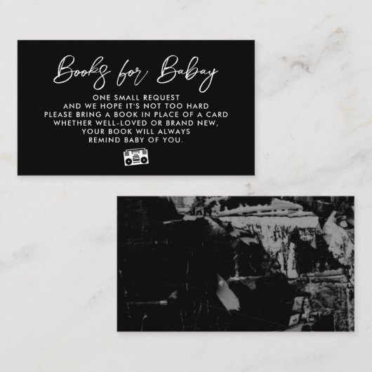 Hip Hop Book Request Enclosure Kaart (Voorkant / Achterkant)