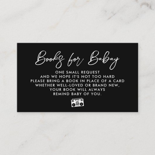 Hip Hop Book Request Enclosure Kaart (Voorkant)