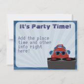 Hip Hop Bouncy Ball DJ Party Kaart (Voorkant)