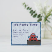 Hip Hop Bouncy Ball DJ Party Kaart (Staand voorkant)