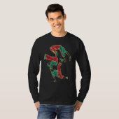 Hip Hop Break Dance Poses Bboy Breakdancer T-shirt (Voorkant volledig)
