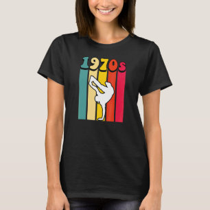 Hip Hop Break Dansend Retro van 1970  terug naar T-shirt