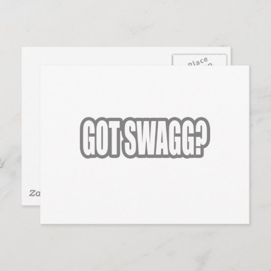 HIP HOP BRIEFKAART (Voorkant / Achterkant)