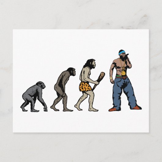 Hip Hop Briefkaart (Voorkant)