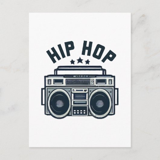 Hip hop briefkaart (Voorkant)