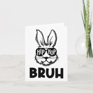 Hip Hop Bruh Meme Paashaas Gezicht Zonnebril Manne Kaart
