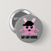 Hip Hop Bunny Button (Voorkant /achterkant)