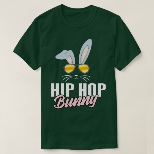 Hip Hop Bunny Lets Dance T-shirt (Design voorkant)