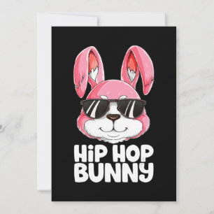 Hip Hop Bunny Pasen Jongens Meisjes Kinderen Manne Feestdagenkaart