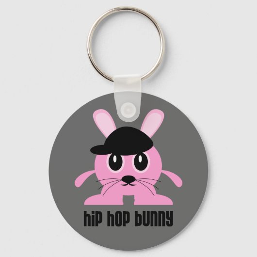 Hip Hop Bunny Sleutelhanger (Voorkant)