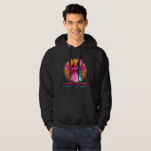 Hip Hop Bunny With Sunglasses Cute Easter  Rabbit  Hoodie (Voorkant volledig)