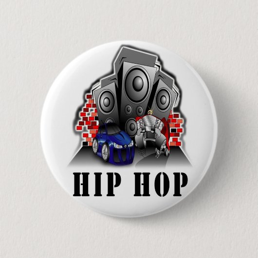 Hip Hop Button (Voorkant)