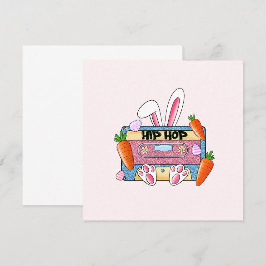 Hip Hop Cassettebandje Bunny (Voorkant / Achterkant)