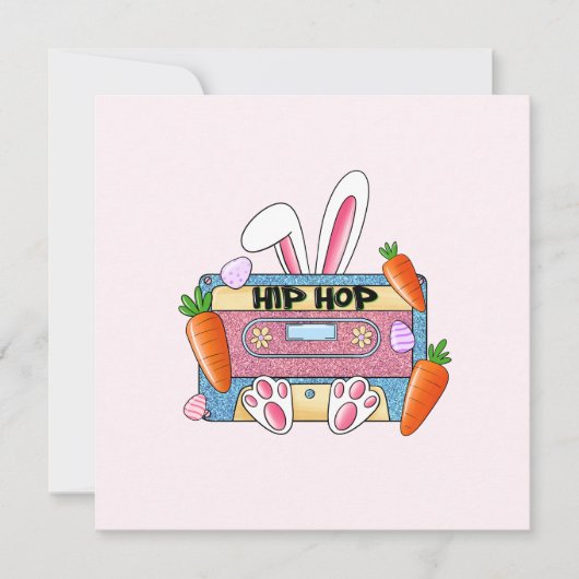 Hip Hop Cassettebandje Bunny (Voorkant)