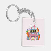 Hip Hop Cassettebandje Bunny Sleutelhanger (Voorkant Links)