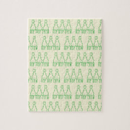 Hip Hop Crew Cute Bunny Rabbits Legpuzzel