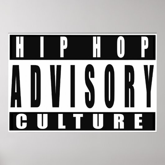 HIP HOP-cultuur Poster (Voorkant)