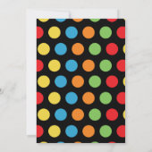 Hip Hop Dance Birthday Party Invitation Boy Kaart (Achterkant)