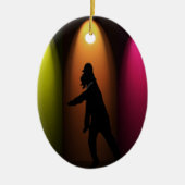 Hip Hop Dance Girl Ornament (Voorkant)