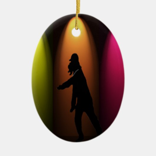 Hip Hop Dance Girl Ornament (Voorkant)
