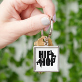Hip Hop Dance Girls Text Design Sleutelhanger (Hand)