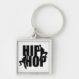 Hip Hop Dance Girls Text Design Sleutelhanger