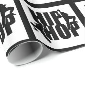 Hip Hop Dance Girls Text Design Wrap 1 Cadeaupapier (Rol Hoek)