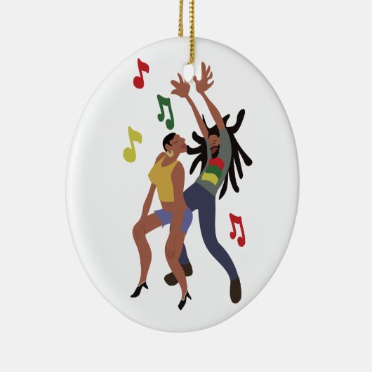 Hip Hop Dance Keramisch Ornament (Rechts)