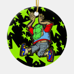 Hip Hop Dance Keramisch Ornament