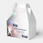 Hip Hop Dance Party 12th Birthday Bedankdoosjes (Voorkant Zijde)