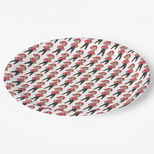 Hip Hop Dance Party Hiphop Breakdanans Overweging Papieren Bordje (Gekanteld)