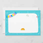 Hip Hop Dance Party Kaart (Achterkant)