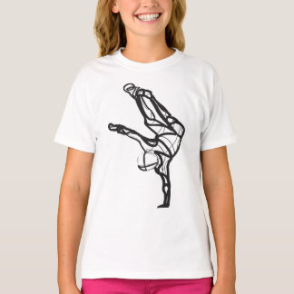 Hip Hop Dance Ringer T-shirt (meisjes)