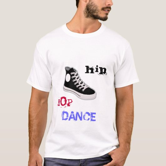 Hip Hop Dance Shoe T-shirt (Voorkant)