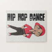 Hip Hop Dance Teacher Choreographer Hiphop Girl Legpuzzel (Horizontaal)