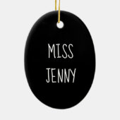 Hip Hop Dance Teacher Hiphop Breakdanans Overwegin Keramisch Ornament (Achterkant)