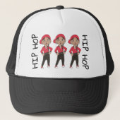 Hip Hop Dance Team Girl Dancer Hiphop Class Trucker Pet (Voorkant)