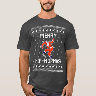 Hip Hop Dance Ugly KerstSweater voor HipHop Da T-shirt