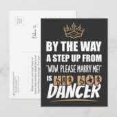 Hip Hop Dancer is de Ultimate in Appeal. Leuk cade Briefkaart (Voorkant / Achterkant)